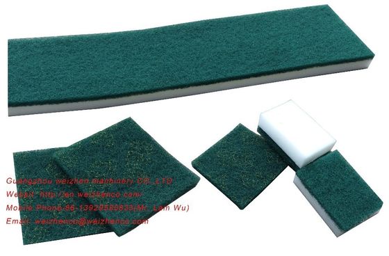 AC380/50HZ vertikale Sponge-Schaum-Schneidemaschine mit Hot Melt Glue Lamination-Funktion