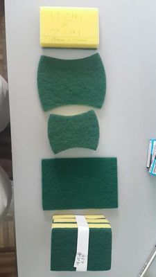 Hydraulische Druckschneidmaschine für die Produktion von Reinigungspad und Küchensponge